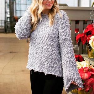 Sadie & Sage grey sweater